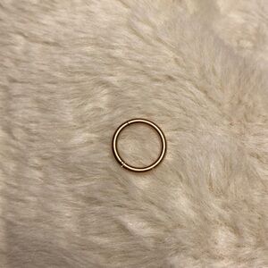 Golden Infinity Nose Hoop 14G 10mm NEW